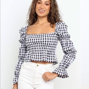 NWT Charvae Top Petal + Pup